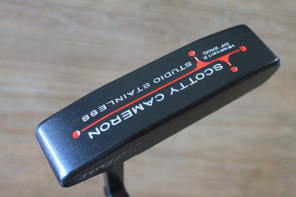 Scotty Cameron Studio Stainless Newport 2 303 Black Custom