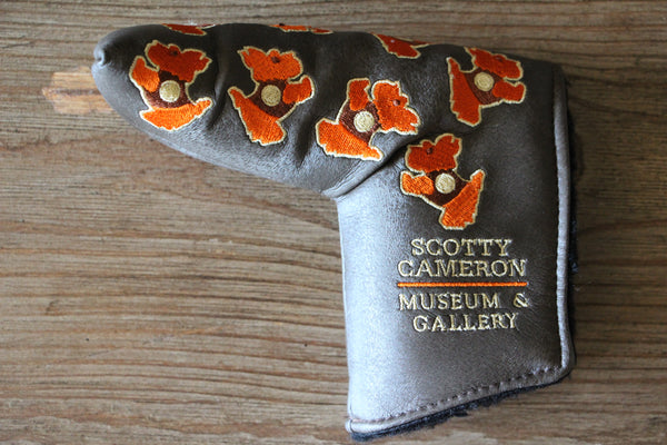 Housse De Putter Scotty Cameron Scotty Dog - Édition Limitée Japon - Gris Et Noir - Neuve