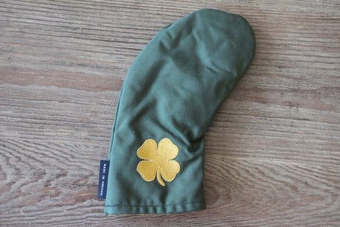 Seamus Golf Green Lucky Clover Hybrid Cover