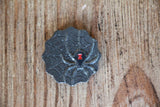 CNC Creations Silver Black Widow Ball Marker
