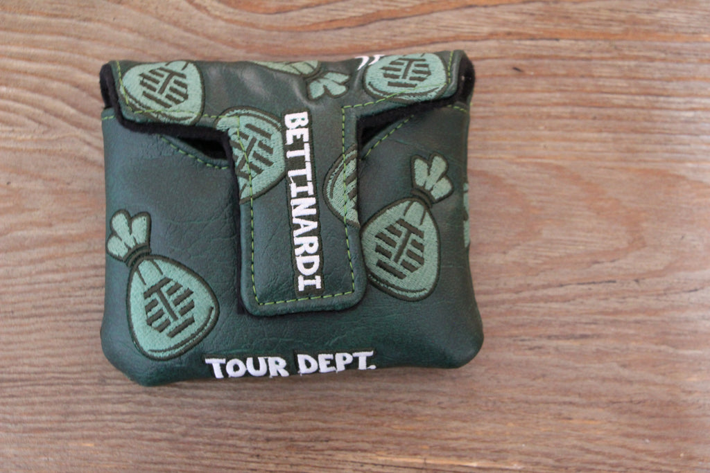 Serviette De Golf Bettinardi Green Gangster - Microfibre Multicolore - Motif Cat / Mountains Of Cash - Neuve