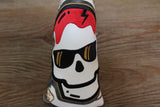 SWAG White and Gold Skull Headcover