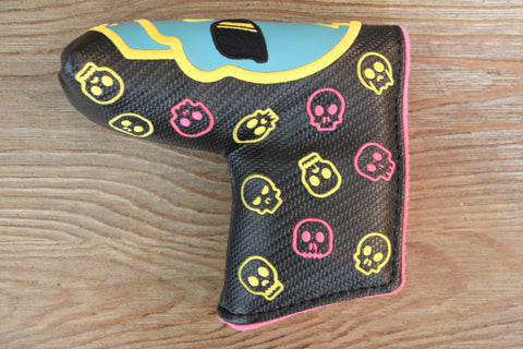SWAG Pink and Blue Skulls Headcover