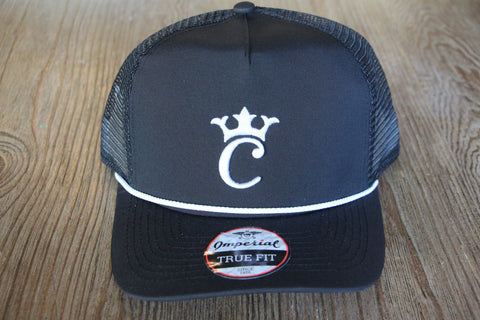 CaddyStash Crown logo The Rabble Rouser Black Imperial Hat