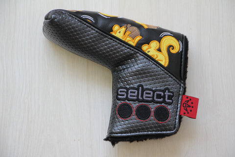 Squirrel Patchwork Putter Cover