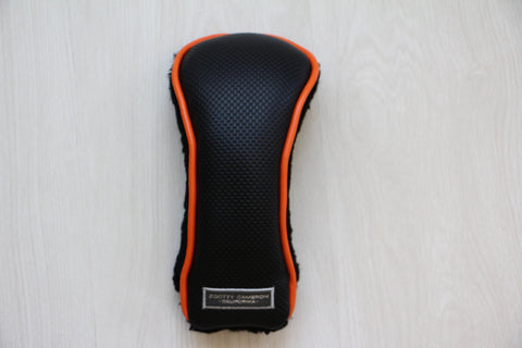 Black and Orange Piping Hybrid Cover