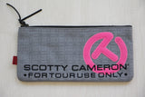Scotty Cameron Gray Limited Edition Pink Circle T Cash Bag