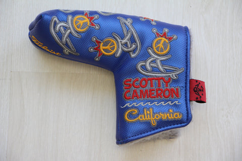 Scotty Cameron Blue Peace Surfer Headcover