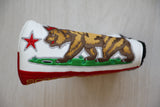 White and Red California Bear Gallery Headcover