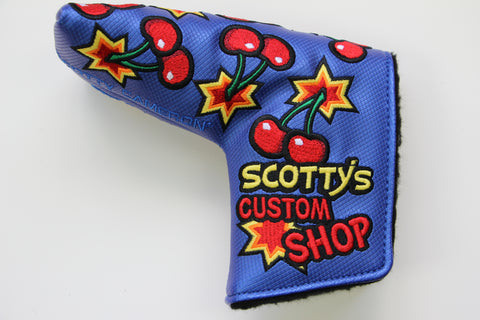 Scotty Cameron 2014 Custom Shop Blue Dancing Cherry Bombs Headcover