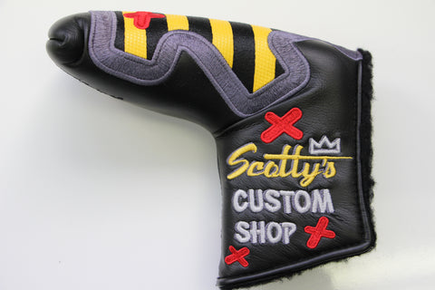 Scotty Cameron Yellow Stripe Industrial Junk Yard Dog Headcover