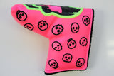SWAG Golf Neon Pink Dripping Skull Headcover