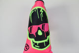SWAG Golf Neon Pink Dripping Skull Headcover