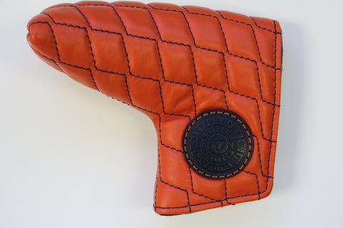 Tyson Lamb Orange Quilted Headcover