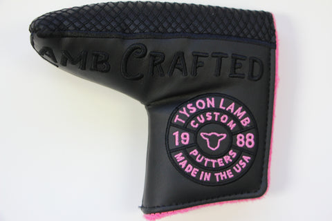 Tyson Lamb Pink Milled Headcover