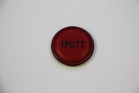 Tyson Lamb Leather Stitched Hyde 1 Putt Ball Marker