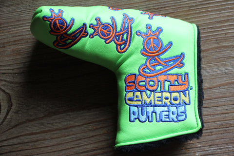 Scotty Cameron Lime Green Peace Surfer Headcover
