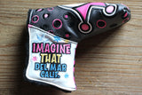 Scotty Cameron Pink Wave Dog Jackpot Johnny Unicorn Patchwork Headcover