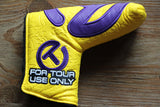Scotty Cameron Purple and Gold Tour Jester Circle T Headcover