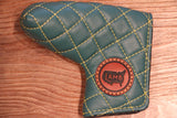 Tyson Lamb Masters Green and Yellow Quilted Headcover