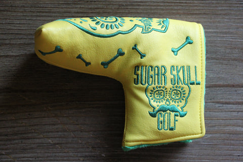 Sugar Skull Golf Yellow and Green SSG Headcover