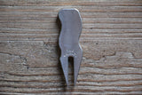 Two Talents Polished Silver Divot Tool