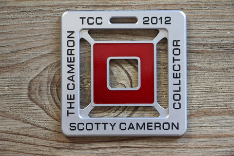 Scotty Cameron Red 2012 TCC Bag Tag